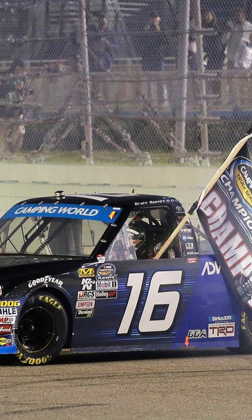 Moffitt and underdog race team win Truck Series title